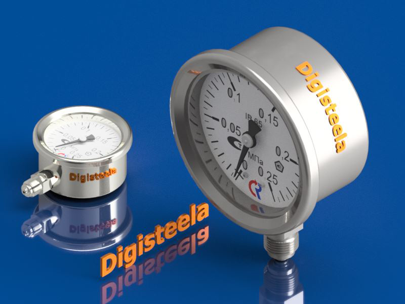 Diaphragm Pressure Gauge Steel